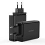 Choetech charger GaN 140W 4 ports (2x USB C, 2x USB) black (PD6005), Choetech 6932112102263 6932112102263