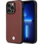 Case BMW BMHCP14X22RFGR iPhone 14 Pro Max 6.7&quot; Burgundy/burgundy Leather Diamond Pattern, BMW 3666339066512 3666339066512