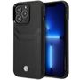 Case BMW BMHCP14X22RSEPK iPhone 14 Pro Max 6.7&quot; black/black Leather Card Slot, BMW 3666339066796 3666339066796