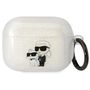 Karl Lagerfeld KLAPHNKCTGT Airpods Pro cover transparent Gliter Karl&amp;Choupette, Karl Lagerfeld 3666339088118 3666339088118