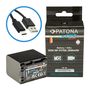 PATONA Platinum Battery for Sony NP-FV70A DCR-SR100 DCR-DVD703E HDR-CX12E with USB-C Input, PATONA 1394 4055655238755