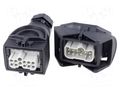 Connector: HDC; male + female; 16A; 500V; Han Kit; PIN: 10; size 6B HARTING 87848110037