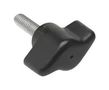 BAR/T KNOB, HIPS, ROUND SHAFT, 32MM 3084BK