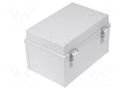 Enclosure: wall mounting; X: 300mm; Y: 200mm; Z: 180mm; CAB; ABS; grey FIBOX CABABS302018G