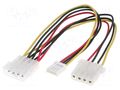 Splitter; mini Molex female,Molex male,Molex female; 0.2m BQ CABLE CAB-DC3