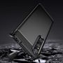 Carbon Case cover for Sony Xperia 1 V flexible silicone carbon cover black, Hurtel 5907769353772 5907769353772
