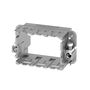 Frame for industrial connector, Series: ModuPlug, Size: 4, Number of slots: 3, Diecast zinc Weidmuller 1428980000 04050118233278