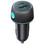 60W USB-C USB-A car charger Joyroom JR-CCN01 - black, Joyroom 6956116736828 6956116736828