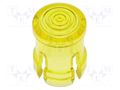 LED lens; round; yellow; lowprofile; 3mm KEYSTONE KEYS8658