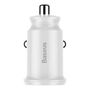 Baseus Grain Car Charger 2x USB 5V 3.1A (white), Baseus CCALL-ML02