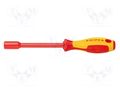 Screwdriver; insulated; 6-angles socket; HEX 6mm; 1kVAC; VDE KNIPEX KNP.980306