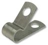 CABLE CLAMP, SCREW MOUNT, ALUM, METALLIC AL-3