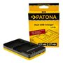 PATONA Dual Charger for Canon LP-EL Speedlite EL-1 EL-5 incl. USB-C cable, PATONA 1456 4055655238823