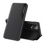 Eco Leather View Case Cover for Xiaomi Redmi Note 12 Pro / Poco X5 Pro 5G with Flip Stand Black, Hurtel 5907769353956 5907769353956