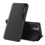 Eco Leather View Case Cover for Xiaomi Redmi Note 12 5G / Poco X5 5G with Flip Stand Black, Hurtel 5907769353949 5907769353949