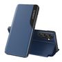 Eco Leather View Case cover for Samsung Galaxy A24 4G with flip stand blue, Hurtel 5907769353918