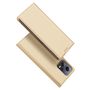 Dux Ducis Skin Pro Case For Xiaomi Redmi Note 12 5G / Poco X5 5G Flip Cover Card Wallet Stand Gold, Dux Ducis 6934913030936