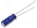 Capacitor: electrolytic; THT; 47uF; 35VDC; Ø5x11mm; Pitch: 2mm; ±20% SAMWHA CE-47/35P