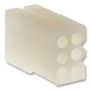 CONNECTOR HOUSING, RCPT, 6POS 03-06-1062