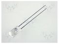 LED; yellow; 5mm; 20÷80mcd; 30°; Front: convex; 2.1÷2.5VDC KINGBRIGHT ELECTRONIC L-53YC