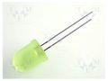 LED; yellow; 10mm; 20÷50mcd; 60°; Front: convex; 2.1÷2.5VDC KINGBRIGHT ELECTRONIC L-813YD