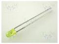 LED; yellow; 3mm; 10÷50mcd; 50°; Front: convex; 2.1÷2.5VDC KINGBRIGHT ELECTRONIC L-934YT