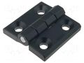 Hinge; Width: 60mm; technopolymer PA; black; H: 60mm ELESA+GANTER CFM.60SH-8
