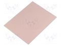Laminate; aluminium; 1mm; L: 100mm; W: 75mm; Coating: copper SOLDER PEAK L75X100AL10/35