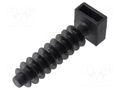 Peg; polyamide; UL94V-2; black; H: 37mm; H1: 6.3mm; L: 12.7mm; W: 10mm KSS WIRING CH-8