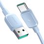 Joyroom Multi-Color Series A14 USB-A / USB-C 3A Cable 1.2 m - Blue, Joyroom 6956116748326 6956116748326