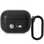 BMW BMAP22PVTK AirPods Pro cover black/black Leather Curved Line, BMW 3666339089542