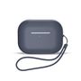 Silicone case for AirPods 3 + wrist strap lanyard - blue, Hurtel 9145576279137 9145576279137