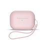 AirPods 1 / AirPods 2 Silicone Case + Lanyard Wrist Strap - Pink, Hurtel 5907769356223 5907769356223