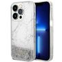 Guess GUHCP14LLCSGSGH iPhone 14 Pro 6.1" white/white hardcase Liquid Glitter Marble, Guess 3666339127329 3666339127329