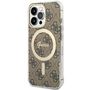 Guess GUHMP13LH4STW iPhone 13 Pro / 13 6.1" brown/brown hardcase 4G MagSafe, Guess 3666339126865 3666339126865