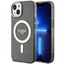 Guess GUHMP14MHCMCGK iPhone 14 Plus 6.7" black/black hardcase Glitter Gold MagSafe, Guess 3666339125578 3666339125578