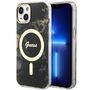 Guess GUHMP14MHTMRSK iPhone 14 Plus 6.7" black/black hardcase Golden Marble MagSafe, Guess 3666339115760 3666339115760