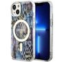 Guess Leopard MagSafe case for iPhone 14 - blue, Guess 3666339115715 3666339115715
