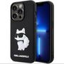 Karl Lagerfeld KLHCP14L3DRKHNK iPhone 14 Pro 6.1" black/black hardcase Rubber Choupette 3D, Karl Lagerfeld 3666339122683 3666339122683
