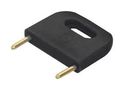PLUG, SHORTING, 0.5", BLACK D3089-98