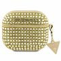 Guess GUA3HDGTPD AirPods 3 cover gold/gold Rhinestone Triangle Charm, Guess 3666339120665 3666339120665