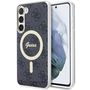Guess GUHMS23SH4STK S23 S911 black/black hardcase 4G MagSafe, Guess 3666339130497 3666339130497