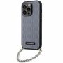 Karl Lagerfeld KLHCP14XSACKLHPG iPhone 14 Pro Max 6.7&quot; silver/silver hardcase Saffiano Monogram Chain, Karl Lagerfeld 3666339122935 3666339122935
