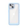 Outer Space reinforced case with flexible frame for iPhone 15 - blue, Hurtel 5907769356612 5907769356612