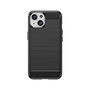 Flexible Carbon Case with carbon pattern for iPhone 15 - black, Hurtel 5907769356445 5907769356445