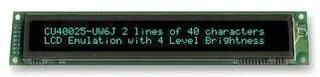 VFD MODULE, 2X40, 5MM BLUE-GREEN CU40025-UW6J