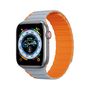 Magnetic Apple Watch SE, 9, 8, 7, 6, 5, 4, 3, 2, 1 (41, 40, 38 mm) Dux Ducis Strap (LD Version) - gray-orange, Dux Ducis 6934913027868