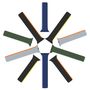 Magnetic Apple Watch SE, 9, 8, 7, 6, 5, 4, 3, 2, 1 (41, 40, 38 mm) Dux Ducis Strap (LD Version) - gray-orange, Dux Ducis 6934913027868 6934913027868