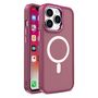 Magnetic case with MagSafe Color Matte Case for iPhone 14 Plus - burgundy, Hurtel 5907769356032 5907769356032