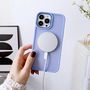 Armored magnetic iPhone 14 Plus MagSafe Color Matte Case - green, Hurtel 5907769356025 5907769356025